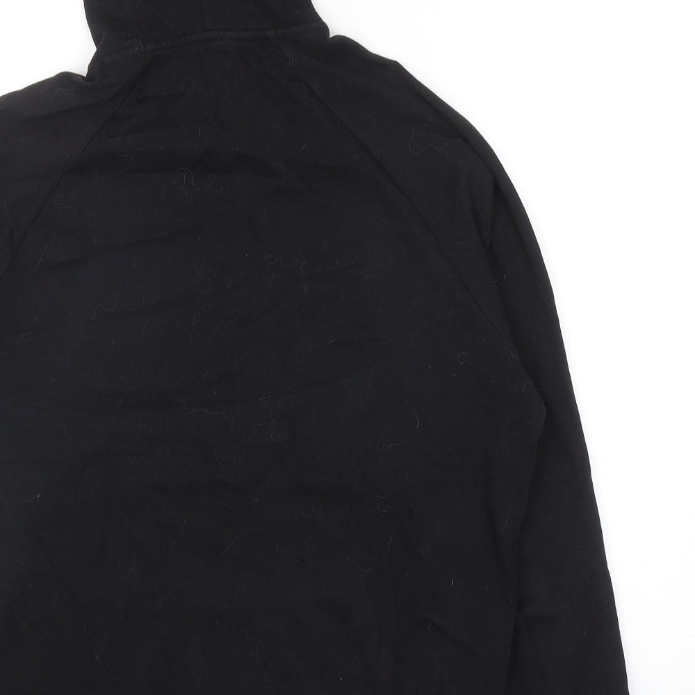 Mens UK Size XS ASOS Black Pullover Hoodie