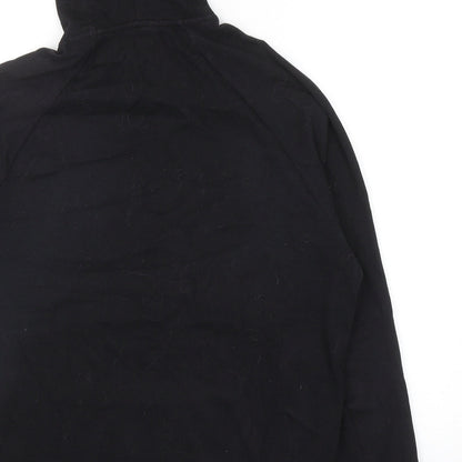 Mens UK Size XS ASOS Black Pullover Hoodie
