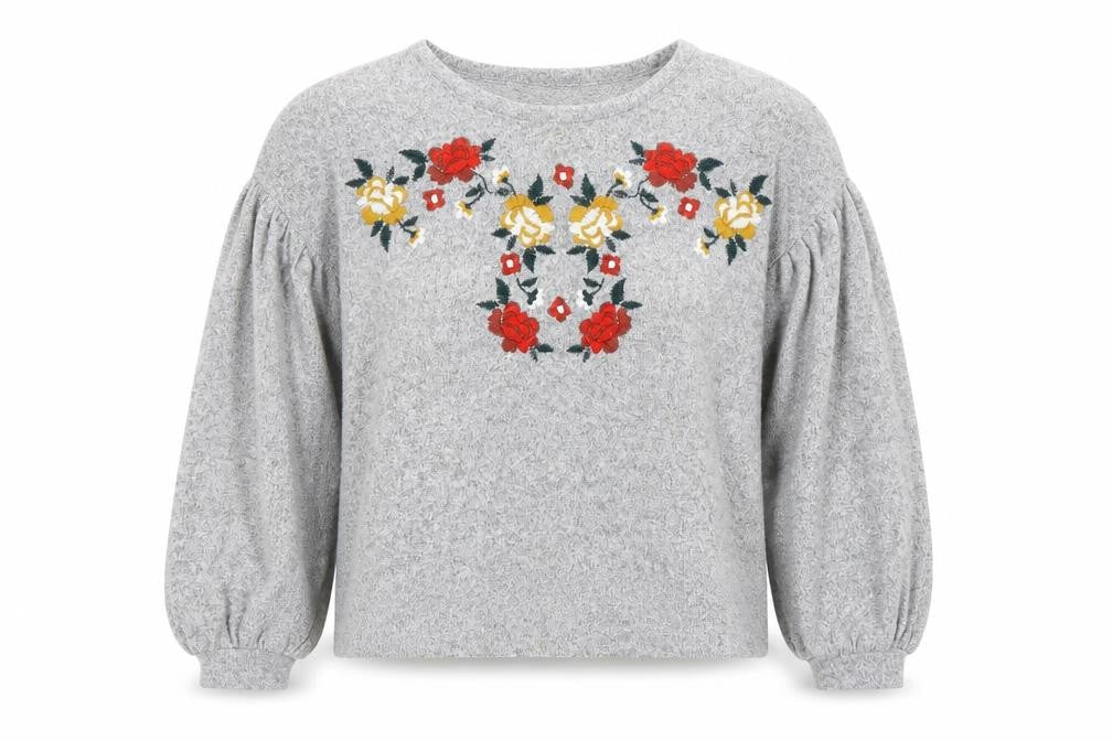 Womens UK Size M New Look Grey Pullover Jumper