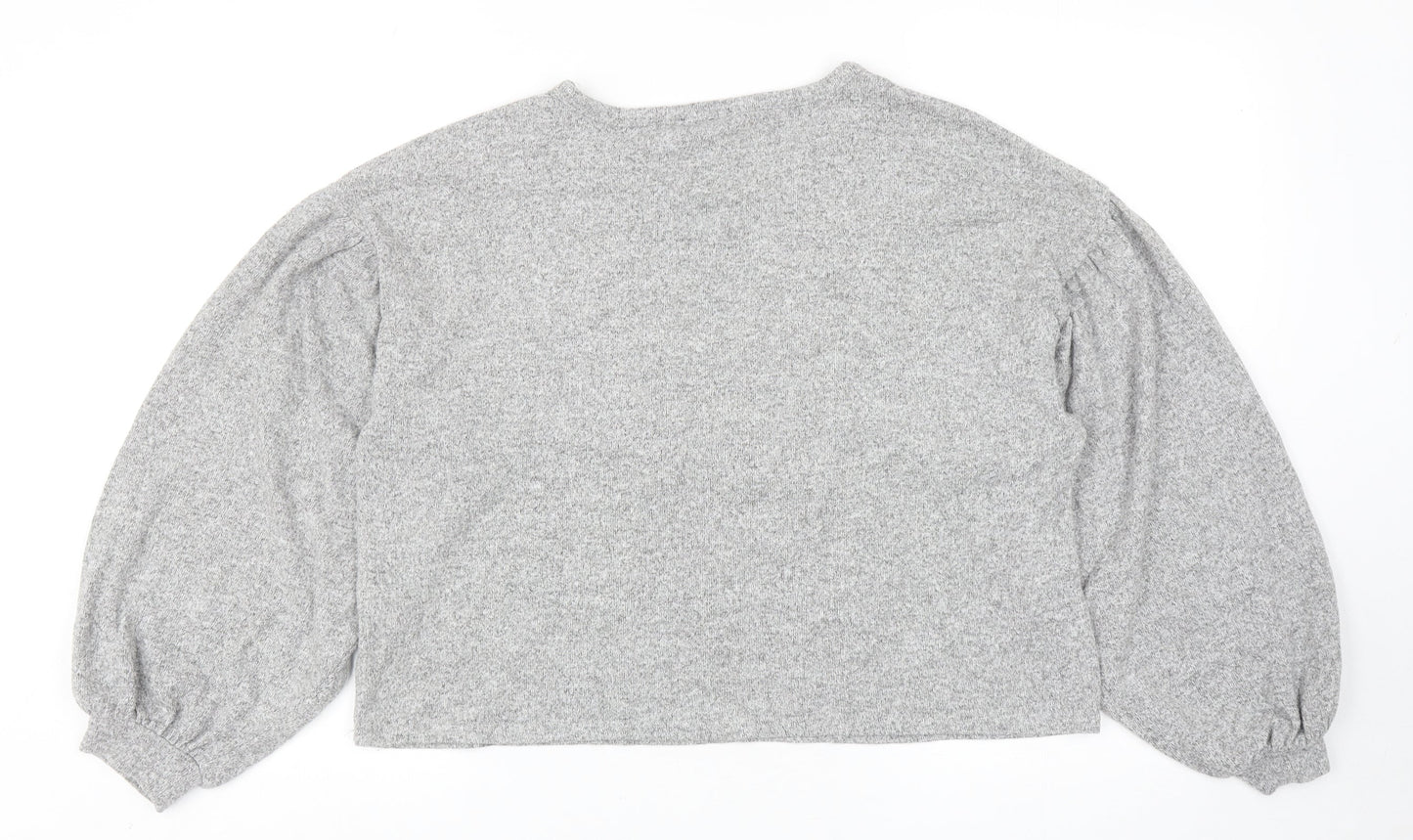 Womens UK Size M New Look Grey Pullover Jumper