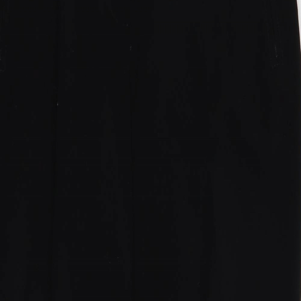 Womens UK Size 12 Marks and Spencer Regular Fit Dress Pants Black Trousers