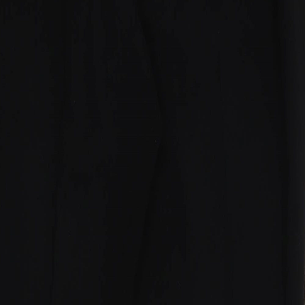 Womens UK Size 12 Marks and Spencer Regular Fit Dress Pants Black Trousers