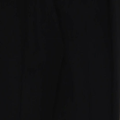 Womens UK Size 12 Marks and Spencer Regular Fit Dress Pants Black Trousers