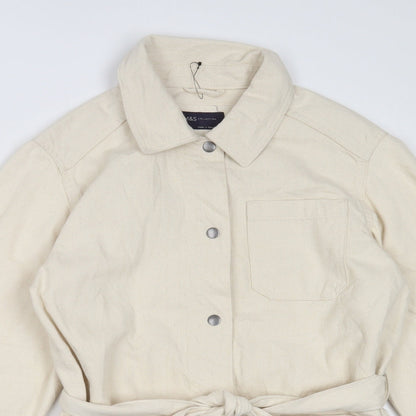 Womens UK Size 10 Marks and Spencer Ivory Jacket