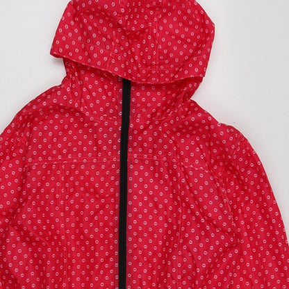 Womens UK Size 12 Mia Moda Pink Rain Coat