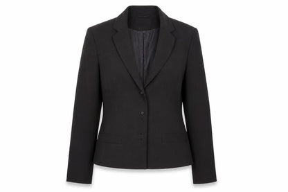 Minuet Womens Grey Viscose Jacket Blazer Size 10