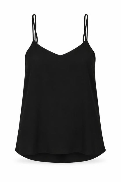 Womens UK Size 6 Topshop Black Basic Tank