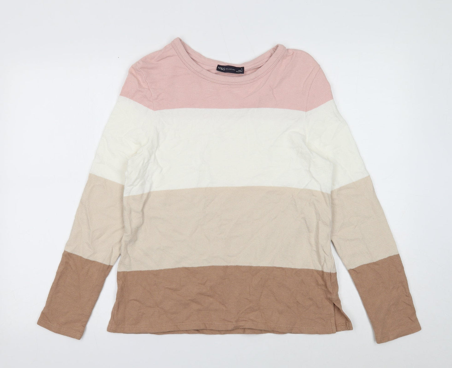 Womens UK Size 12 Marks and Spencer Multicoloured Pullover Jumper