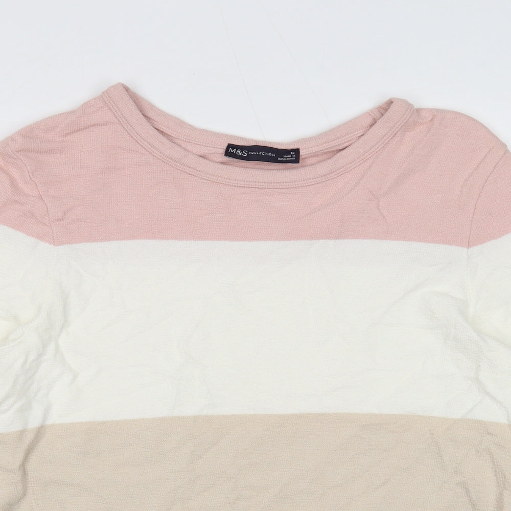 Womens UK Size 12 Marks and Spencer Multicoloured Pullover Jumper