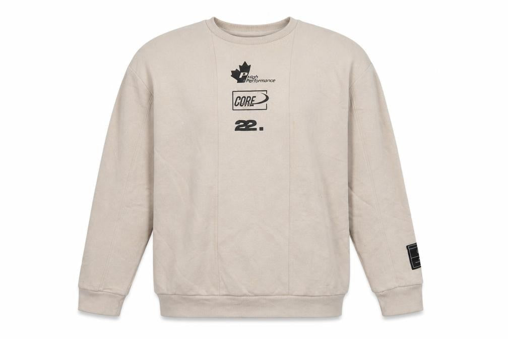 Mens UK Size S Boohoo Beige Pullover Sweatshirt