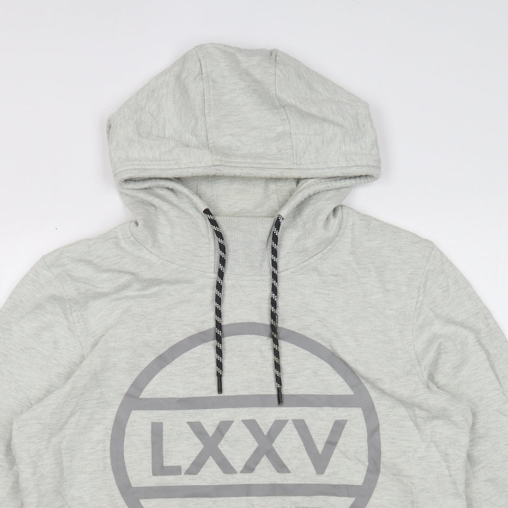 Mens UK Size M JACK & JONES Grey Pullover Hoodie