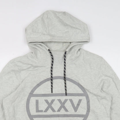 Mens UK Size M JACK & JONES Grey Pullover Hoodie