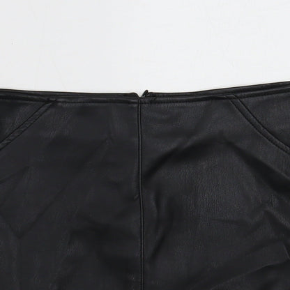 Candy Couture Girls Black Polyester A-Line Skirt Size 11 Years Regular Zip