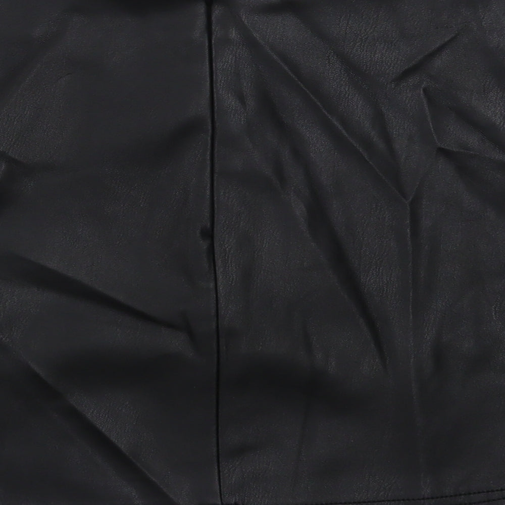 Candy Couture Girls Black Polyester A-Line Skirt Size 11 Years Regular Zip