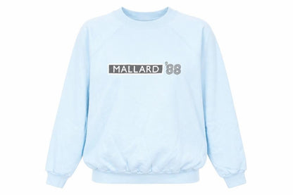Sprintprint Womens Blue Cotton Pullover Sweatshirt Size L Pullover - Mallard '88