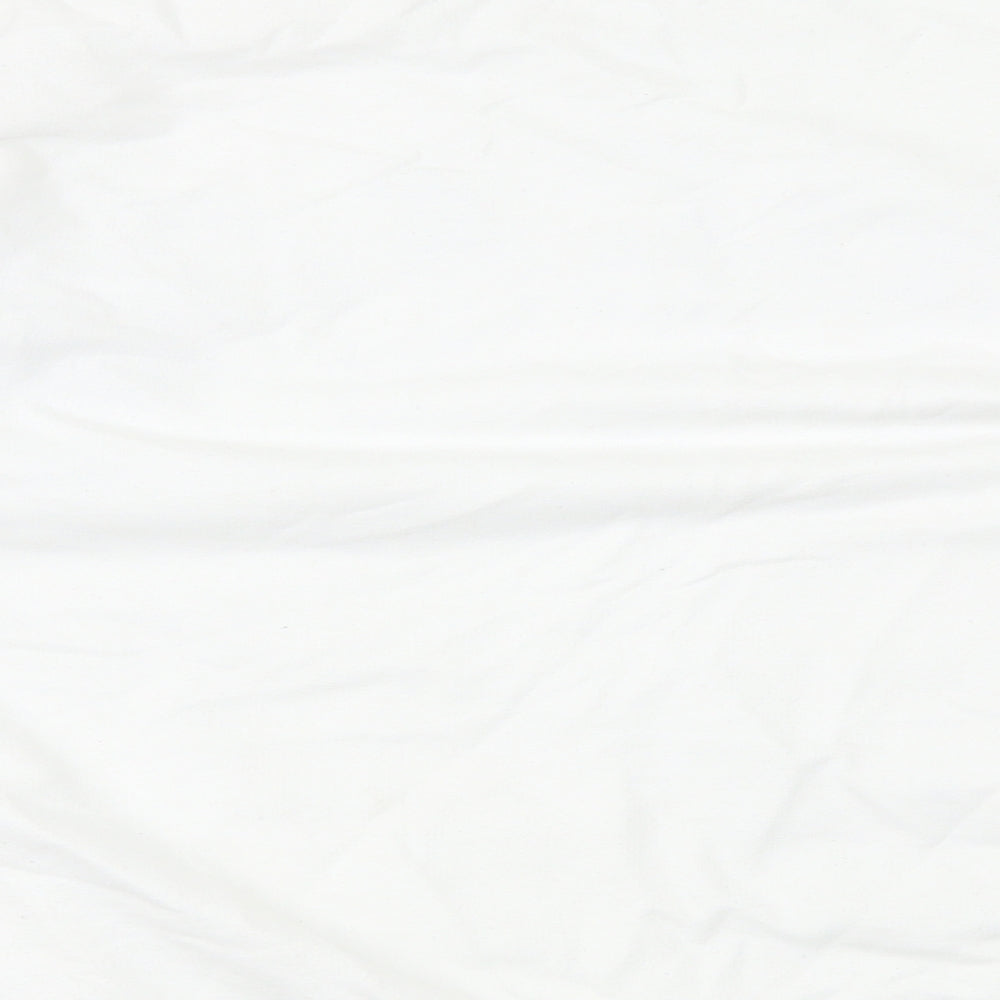 Mens UK Size M Boohoo White Pullover Sweatshirt