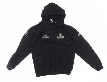 Just Hoods Boys Black Cotton Pullover Hoodie Size S Pullover - Junior Golf