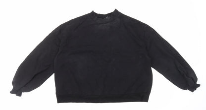 Womens UK Size 12 ASOS Black Pullover Sweatshirt