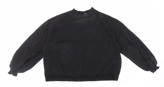 Womens UK Size 12 ASOS Black Pullover Sweatshirt