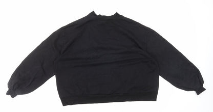 Womens UK Size 12 ASOS Black Pullover Sweatshirt