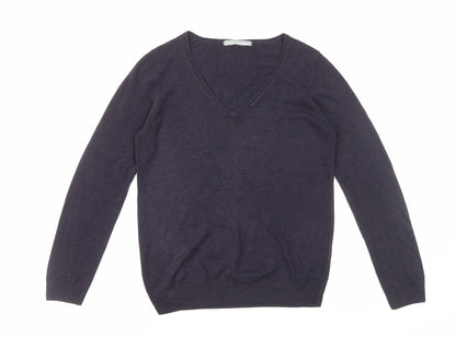 Womens UK Size 10 Marks and Spencer Blue Pullover Jumper