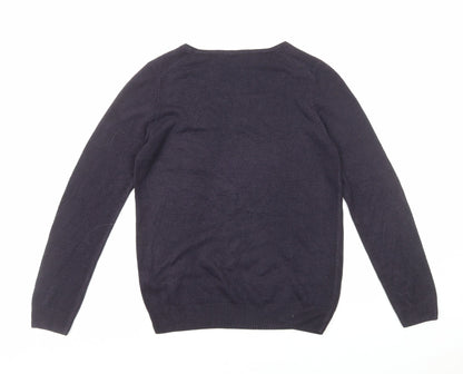 Womens UK Size 10 Marks and Spencer Blue Pullover Jumper