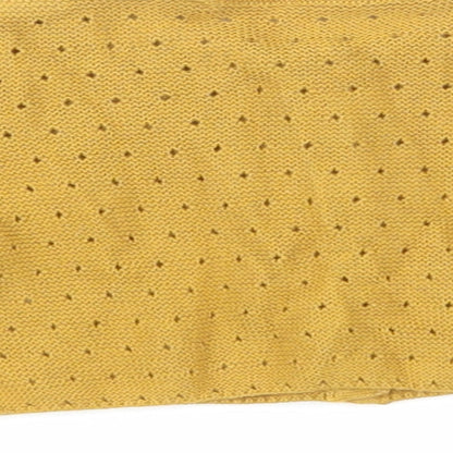 TU Baby Yellow Cotton Cardigan Jumper Size 0-3 Months Button