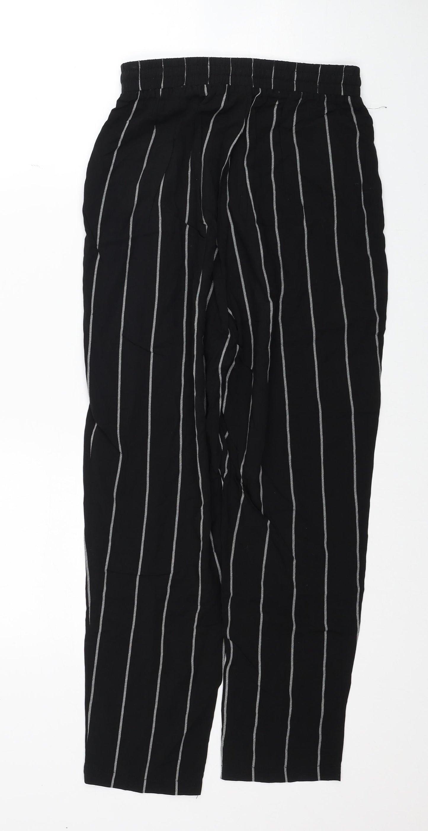Womens UK Size 8 PRETTYLITTLETHING Regular Fit  Black Trousers