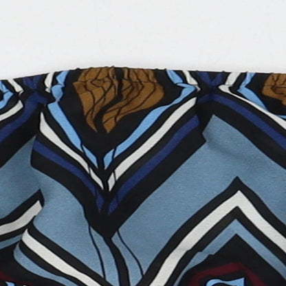 Womens UK Size 10 Missguided Multicoloured Cropped Tank