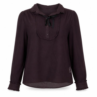 Womens UK Size 8 Topshop Red Basic Blouse