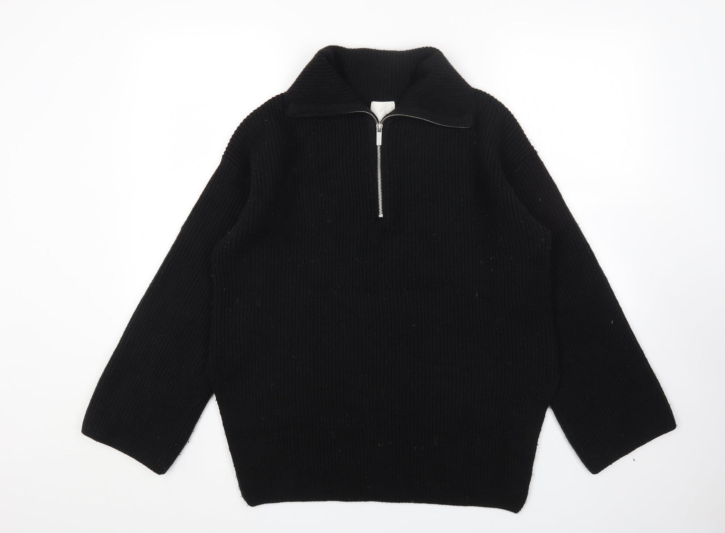 Womens UK Size S H&M Black Pullover Jumper