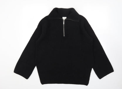 Womens UK Size S H&M Black Pullover Jumper