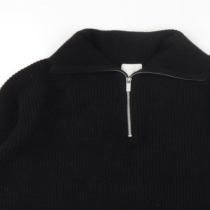 Womens UK Size S H&M Black Pullover Jumper