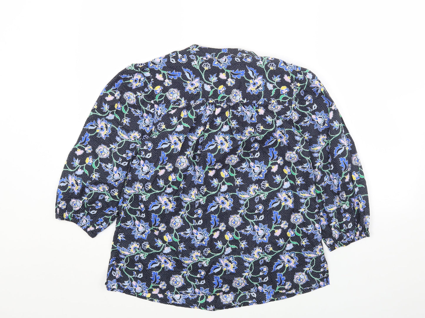 Womens UK Size 8 Marks and Spencer Multicoloured Basic Button-Up
