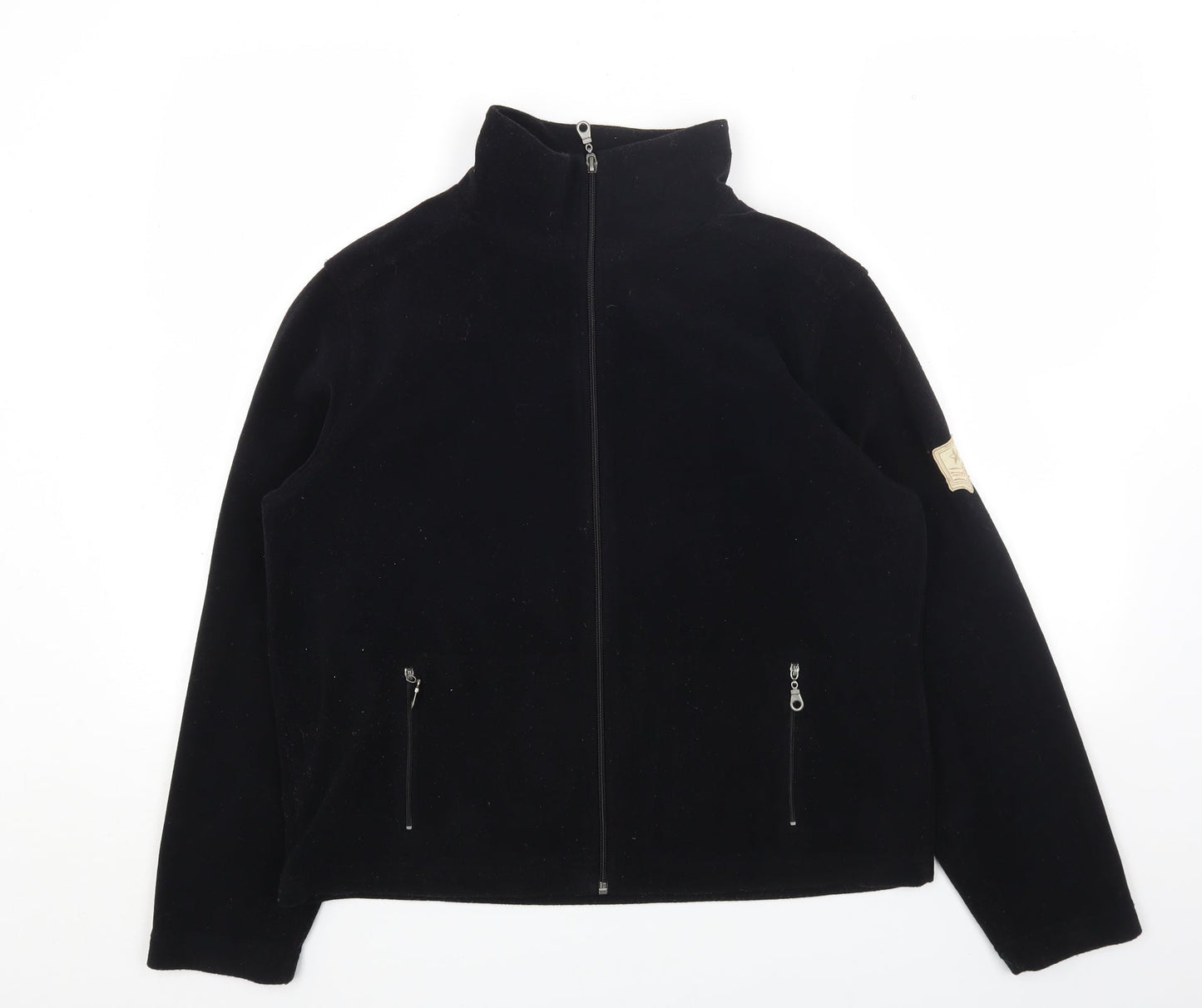 Street One Womens Black Jacket Size 14 Zip