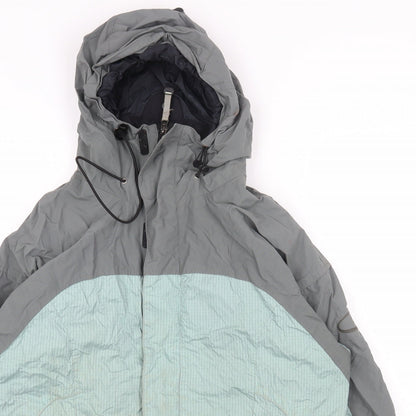 Womens UK Size L Preworn Multicoloured Rain Coat