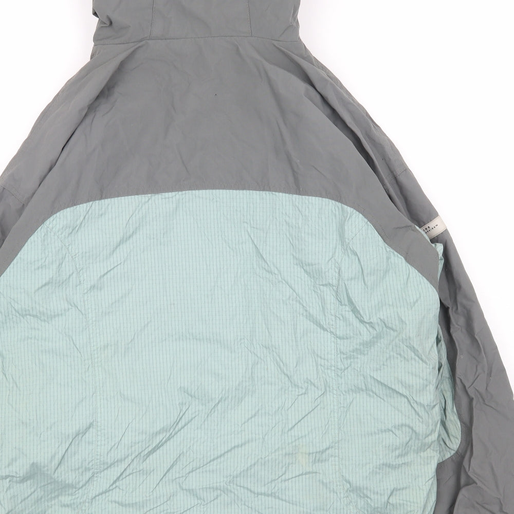 Womens UK Size L Preworn Multicoloured Rain Coat