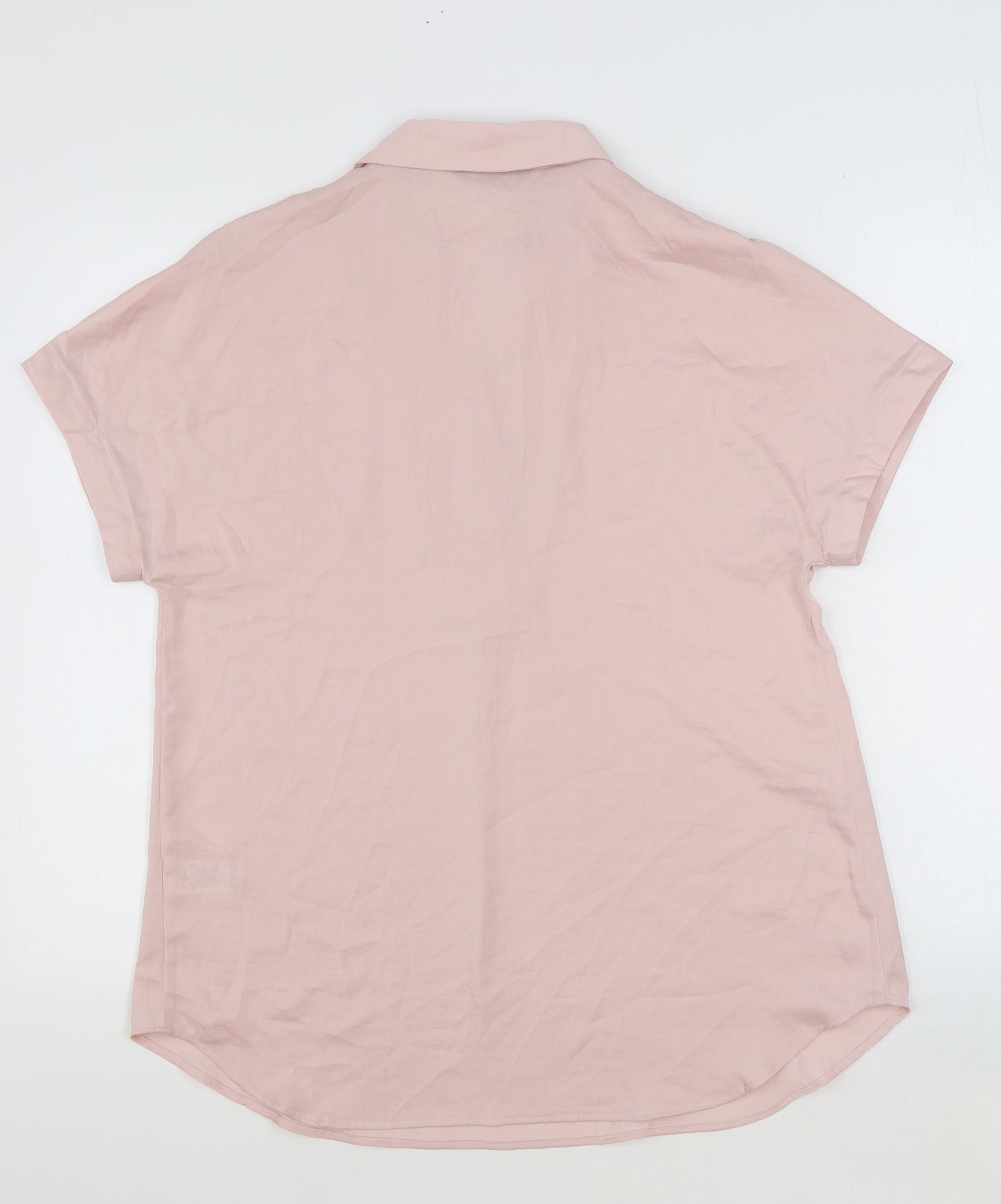 Womens UK Size 8 Marks and Spencer Pink Basic Blouse