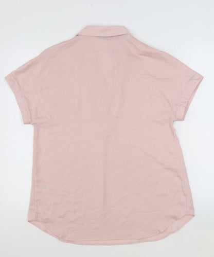 Womens UK Size 8 Marks and Spencer Pink Basic Blouse