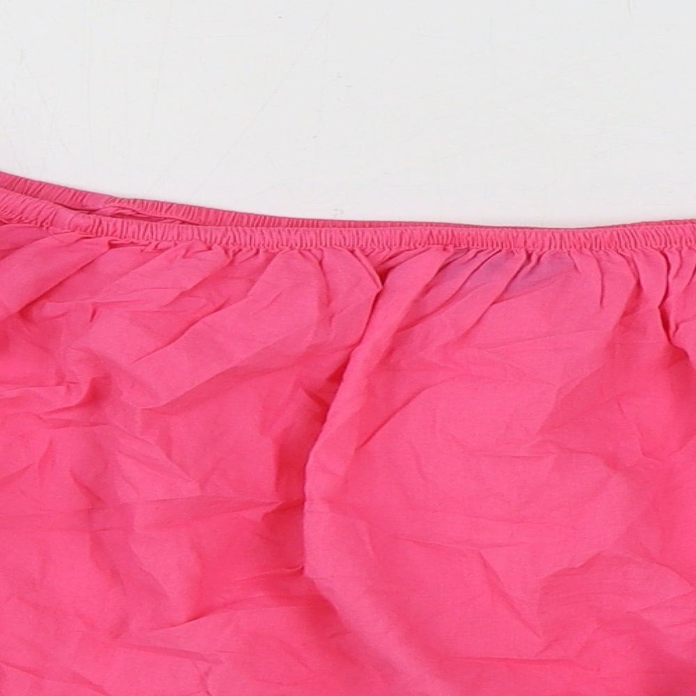 Womens UK Size 16 Marks and Spencer Pink Cropped Blouse