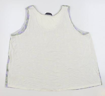 Womens UK Size 20 Marks and Spencer Multicoloured Basic Tank