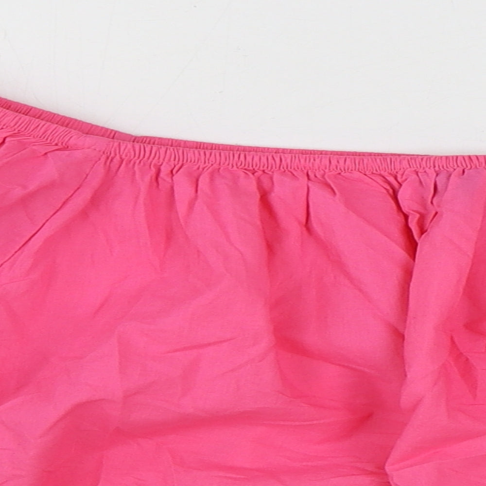 Womens UK Size 20 Marks and Spencer Pink Cropped Blouse
