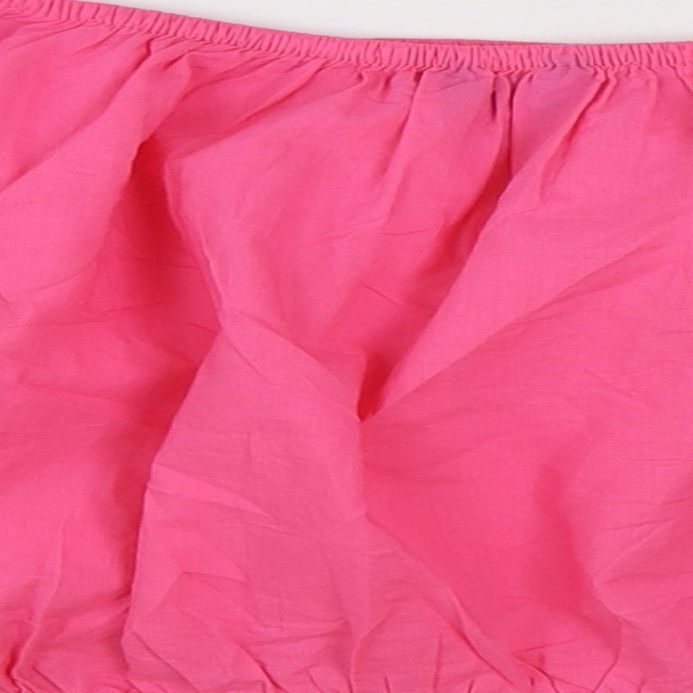 Womens UK Size 20 Marks and Spencer Pink Cropped Blouse