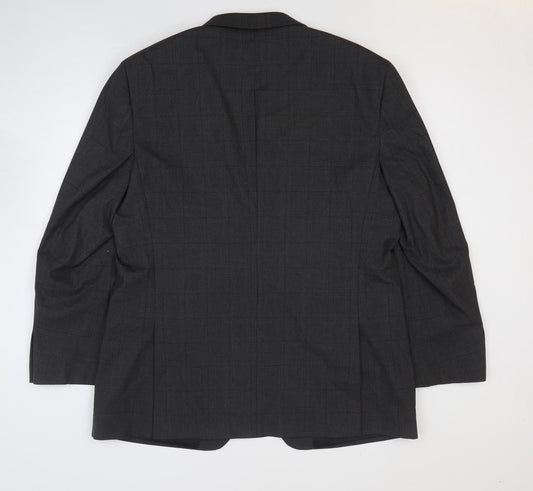 Mens UK Size 46 Burton Regular Grey Suit Jacket