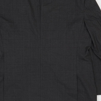 Mens UK Size 46 Burton Regular Grey Suit Jacket