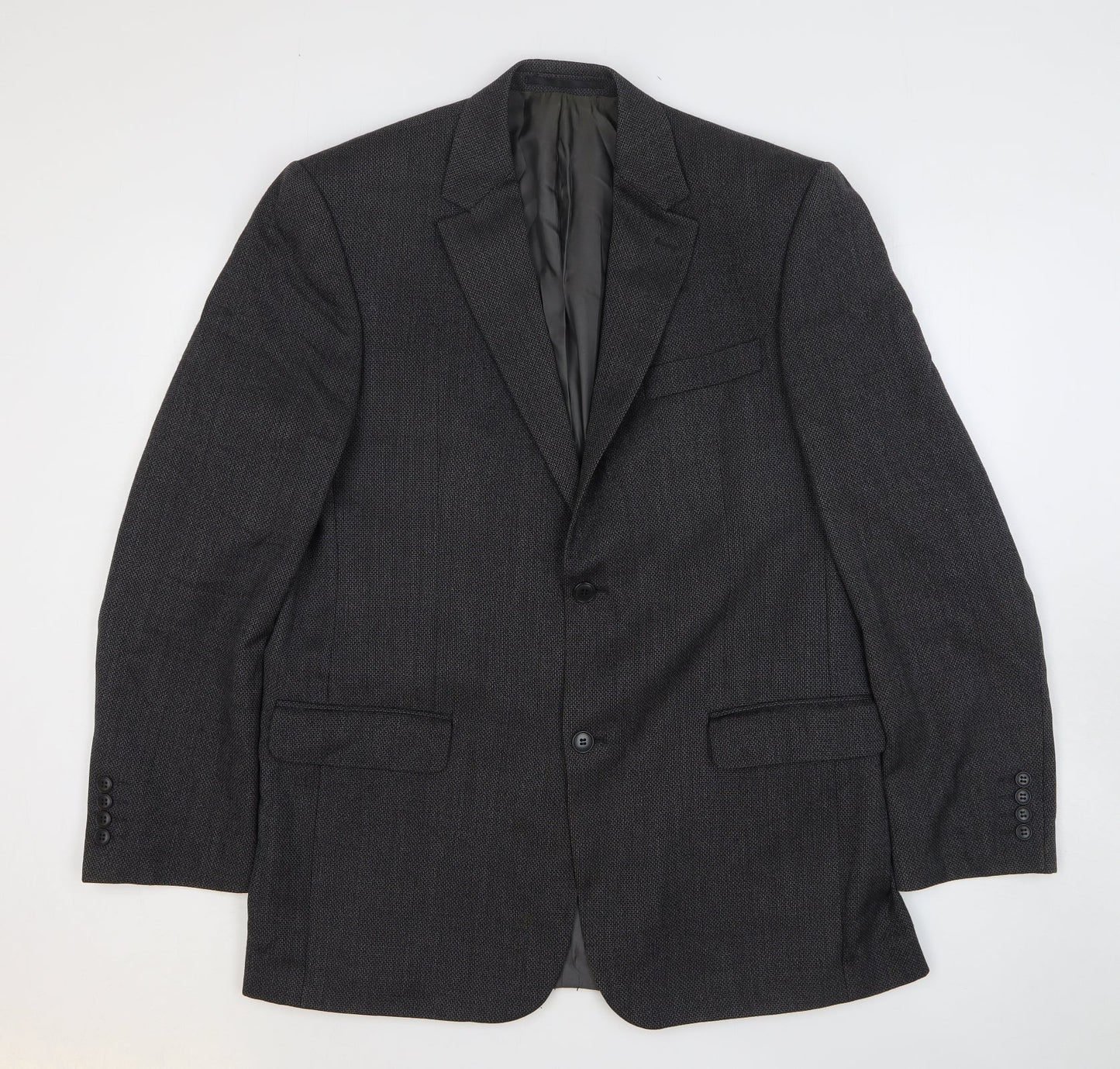 Mens UK Size 46 Slaters Regular Grey Suit Jacket