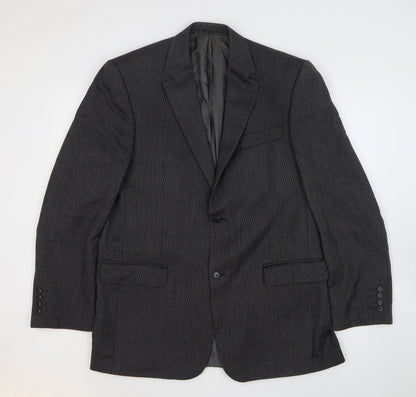 Mens UK Size 46 Slaters Regular Grey Suit Jacket