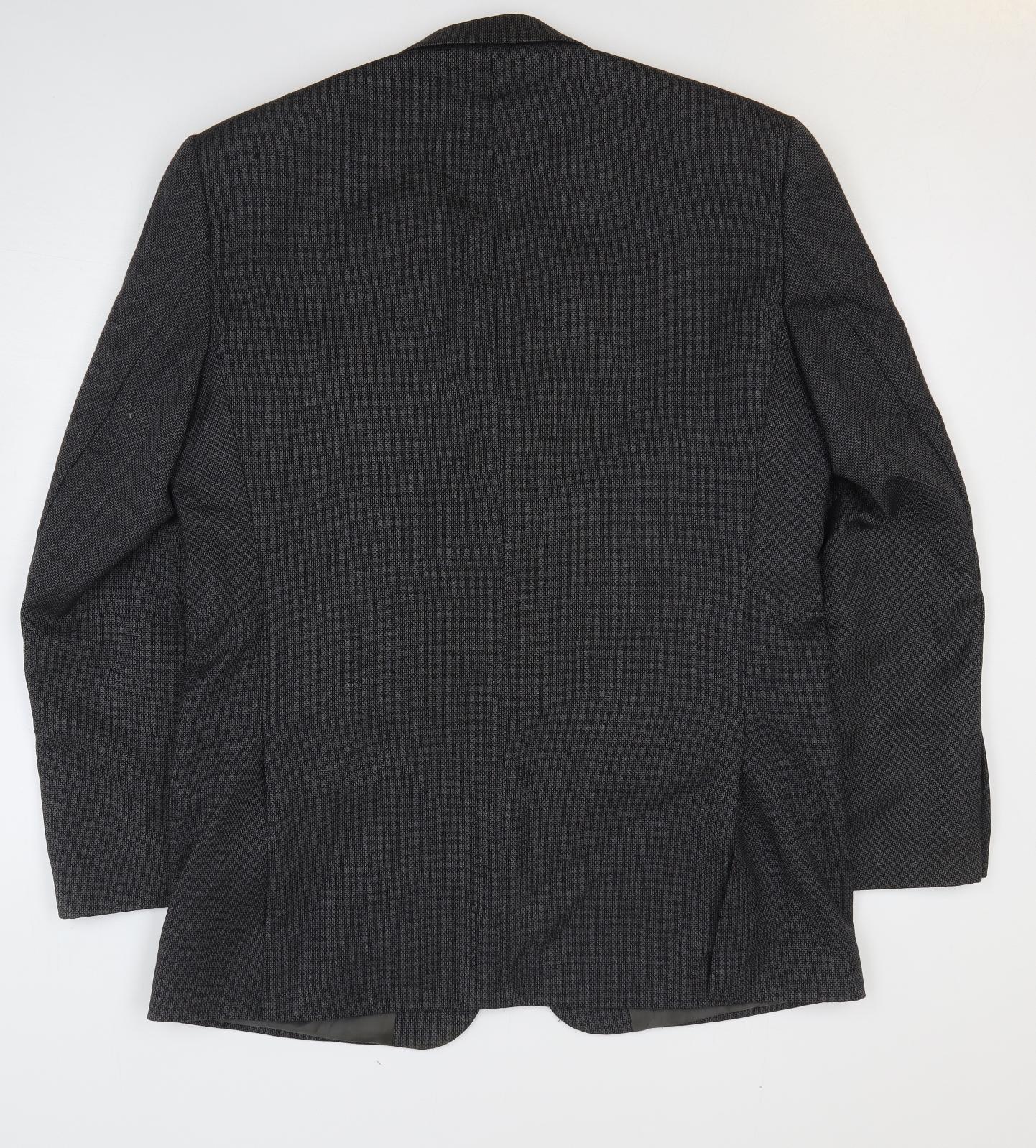 Mens UK Size 46 Slaters Regular Grey Suit Jacket