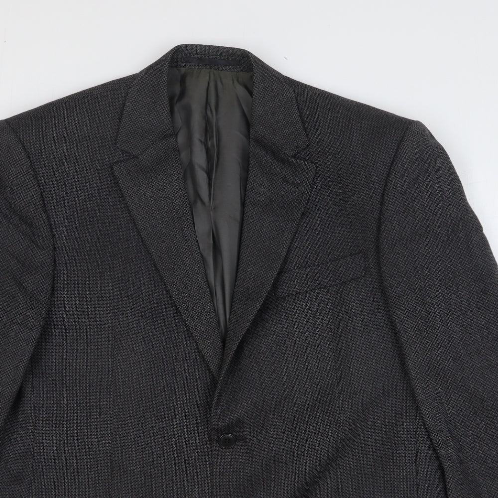 Mens UK Size 46 Slaters Regular Grey Suit Jacket