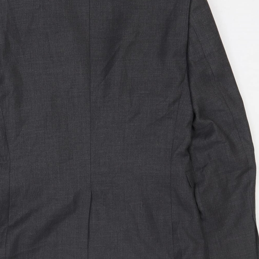 Mens UK Size 34 Burton Regular Grey Suit Jacket